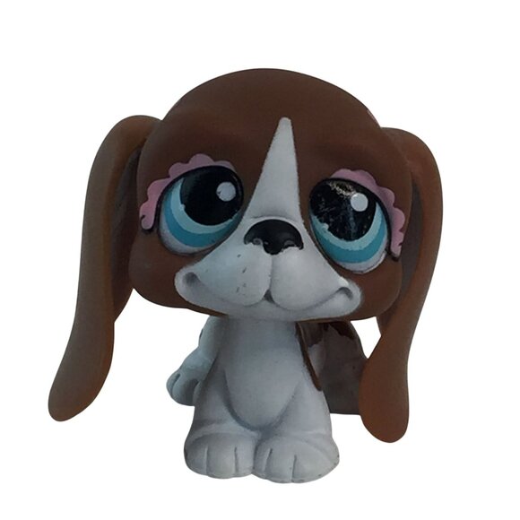 Littlest Pet Shop LPS #1205 Basset Hound #112 German Shepherd Puppy Dog Figures - Picture 8 of 14